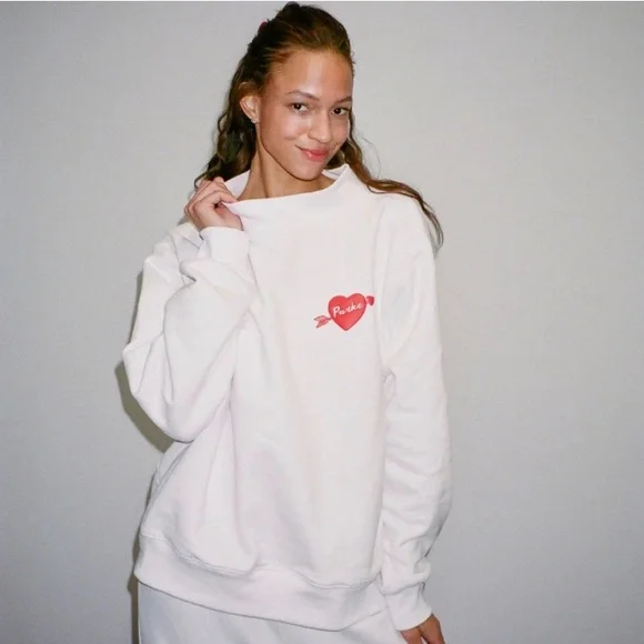 Parke Valentine’s Day White Mockneck! - Picture 3 of 3